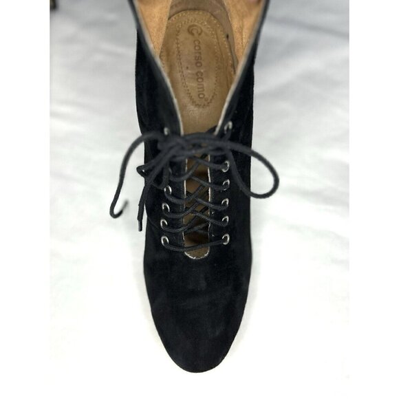 Corso Como Myer Suede Leather Ankle Bootie 9.5 Dark Romantic Fairy Grunge Artsy - Picture 15 of 16